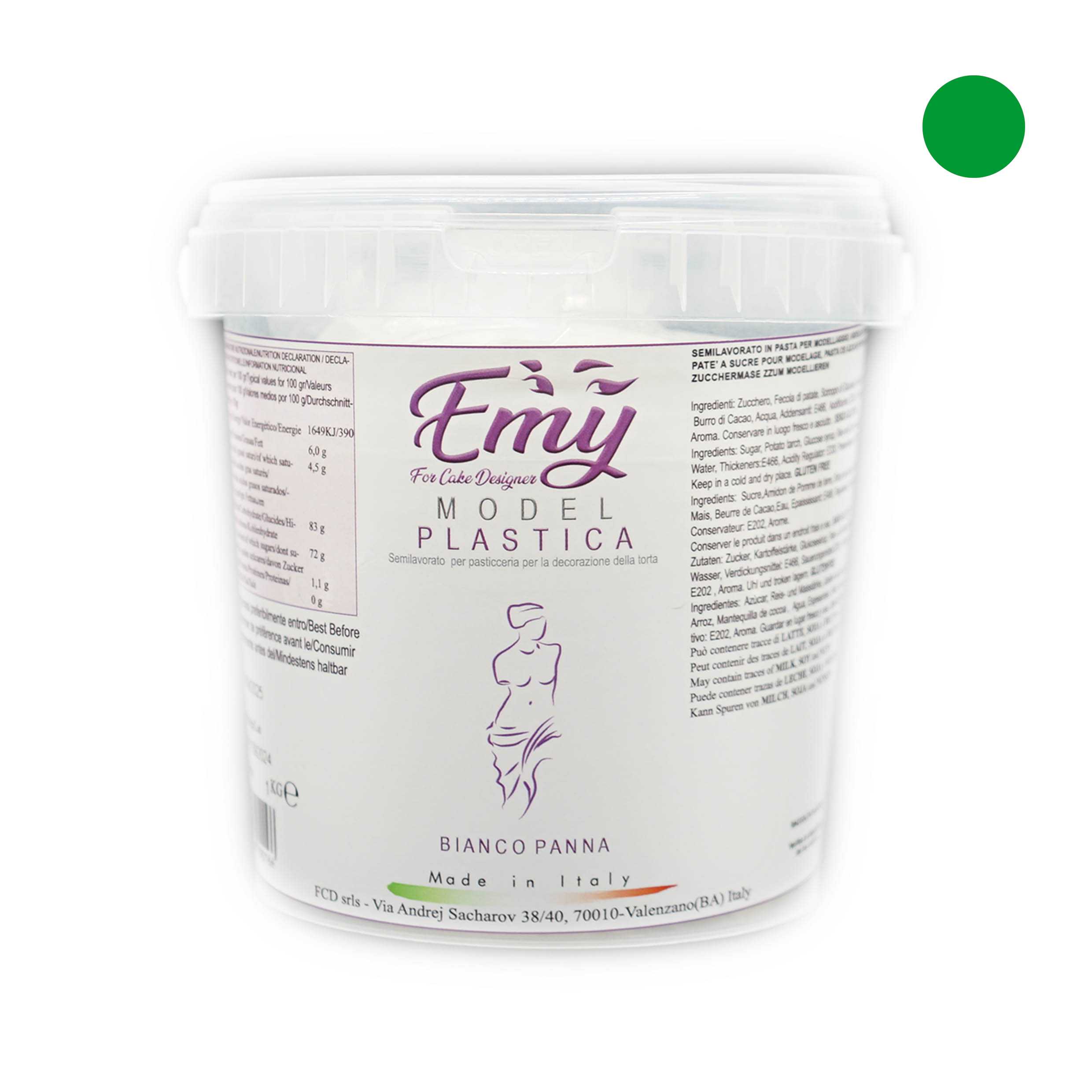  Foto: Emy Model PLASTICA Verde Brillante 1 kg